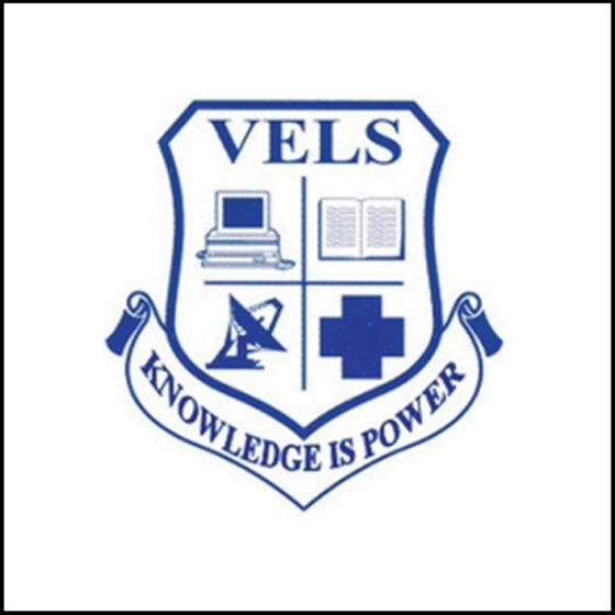 Vel university Logo