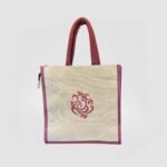 classic red ganesha motif