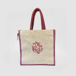 classic red ganesha motif