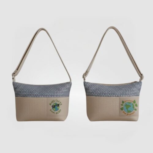 jute cotton sling bag