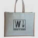 custom printed jute bag