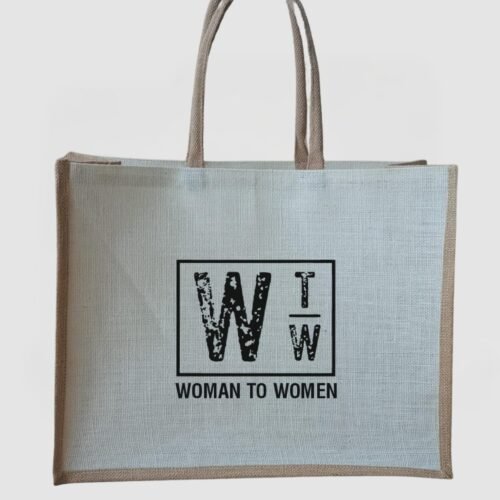 custom printed jute bag