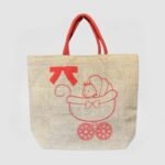 jute baby shower bag