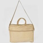 jute cotton laptop bag